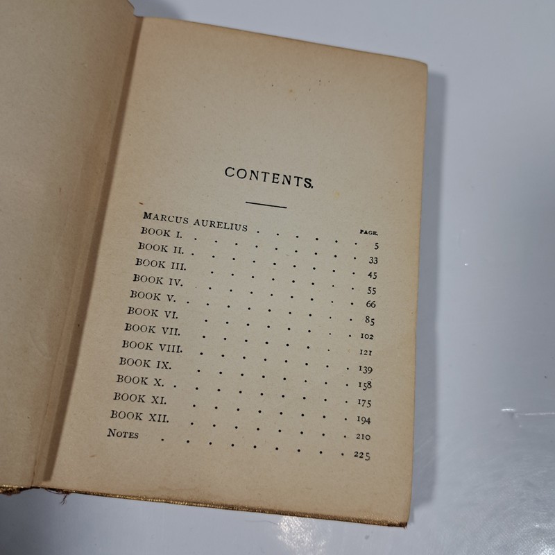 Thoughts From Marcus Aurelius, 1907 Or Earlier, Hardcover RARE, The Mershon Co. gallery