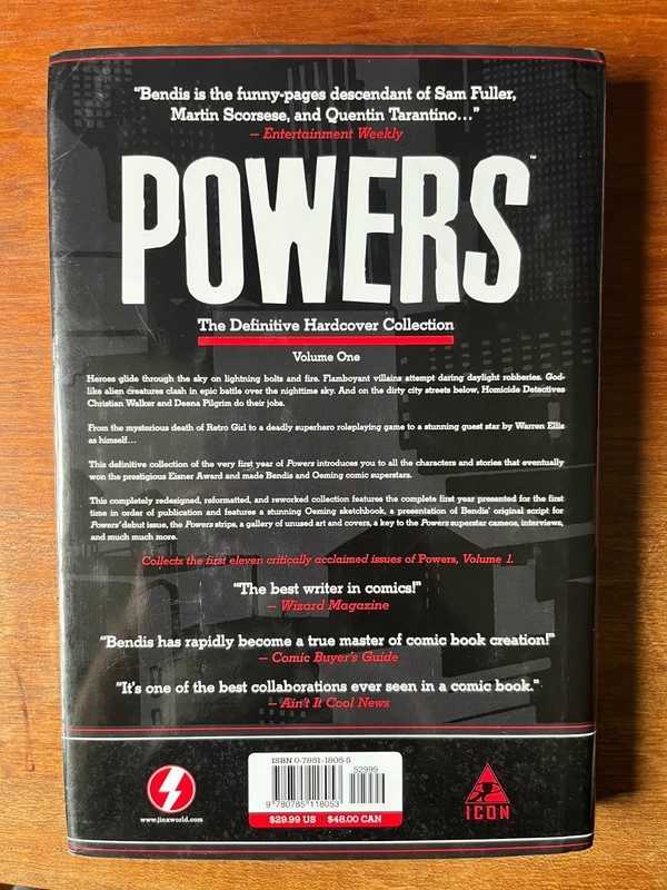 Powers: The Definitive Collection - Vol 1 by Brian Michael Bendis Hardcover/HC gallery