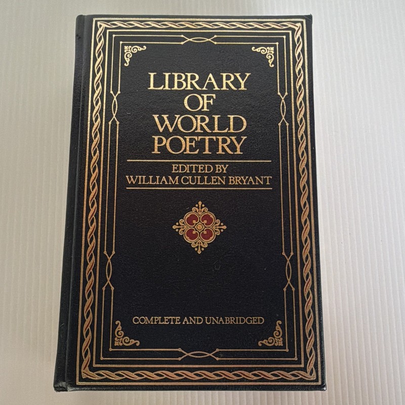 Chatham River Press Library of World Poetry HC Leather Bound Unabridged 1984