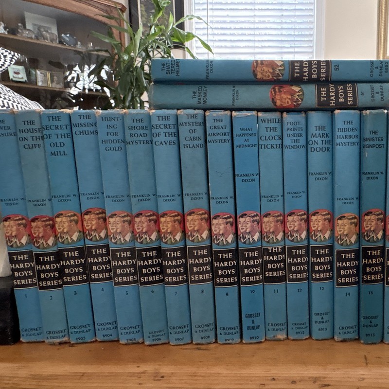 Hardy Boys Mystery Hardcover Illustrated Books Lot Grosset & Dunlap Dixon. gallery