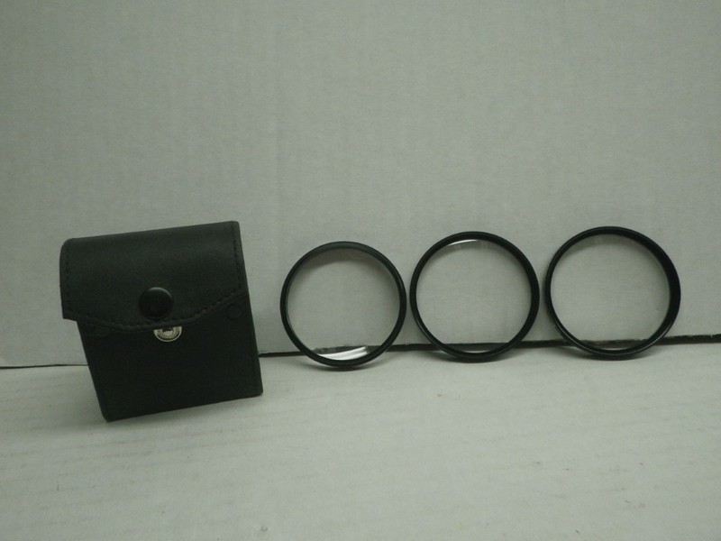 Tiffen 58mm Close-up Lens Set +1, +2, +4 in case