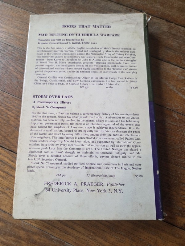 George K TANHAM / Communist Revolutionary Warfare The Vietminh in Indochina 1st gallery