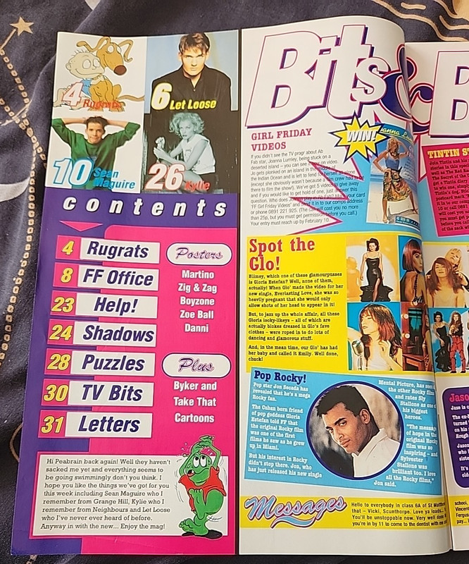 Fast Forward Magazine Issue 278 1-7 Feb 1995 No Boyzone Poster Rugrats Cover gallery
