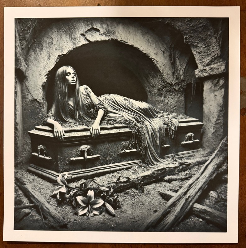 ‘VAMPIRE/CATACOMBS – 1’ (2024) – SIZE 30cm x 30cm, 230gsm Matt Print – Original