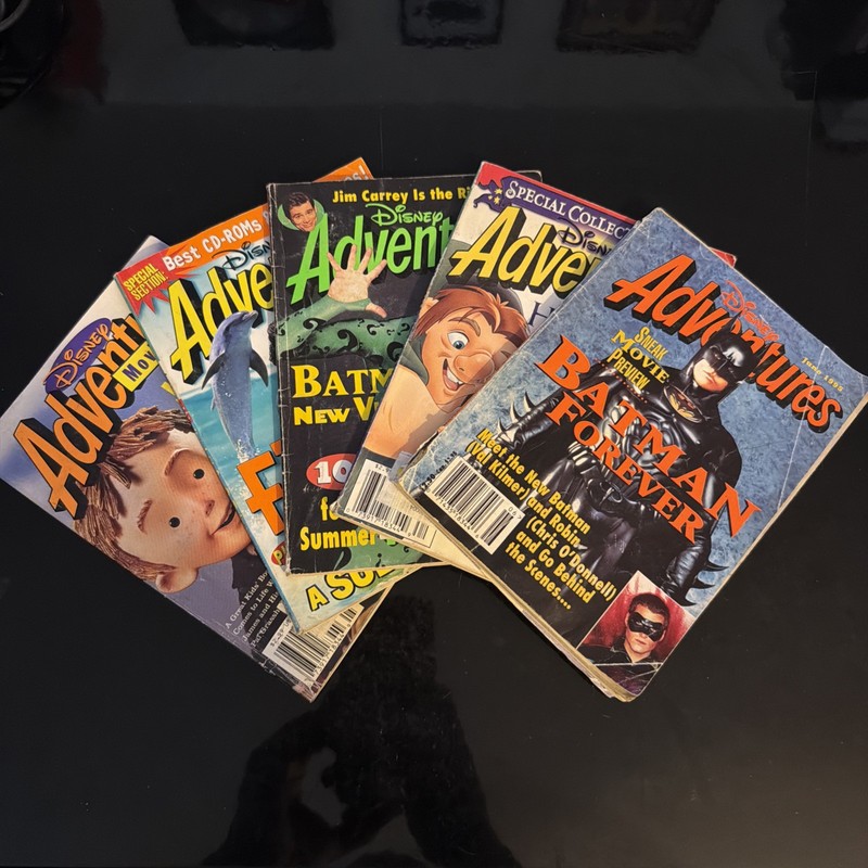 The Disney Adventures Magazines Lot 1995-1996 Lot Of 5