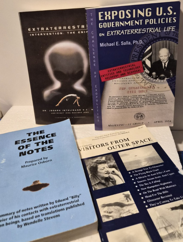 EXTRATERRESTRIALS Book Lot: PB/Good (see photos:)