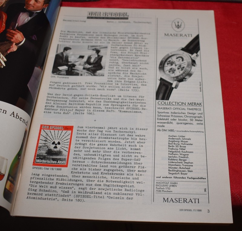 DER SPIEGEL N0 17 23 April 1980 Die Wahrheit uber Tschernobyl gallery