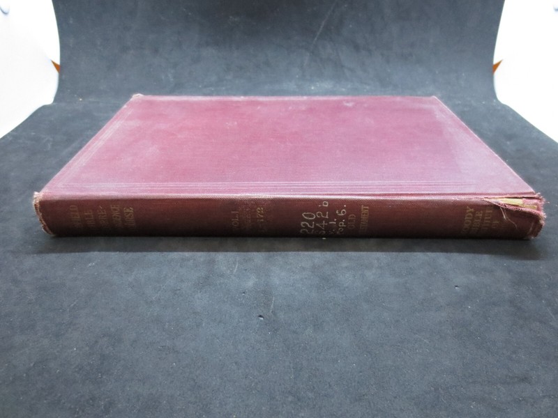 The Scofield Bible Correspondence Course of Study Vol. I – 1907 Moody Intstitute