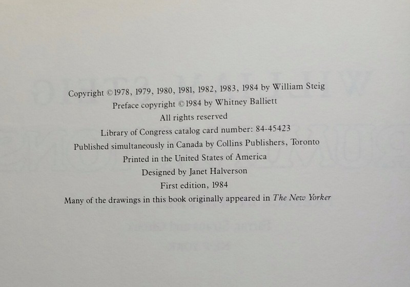 Ruminations William Steig 1984 First Edition Paperback 156 Pages gallery