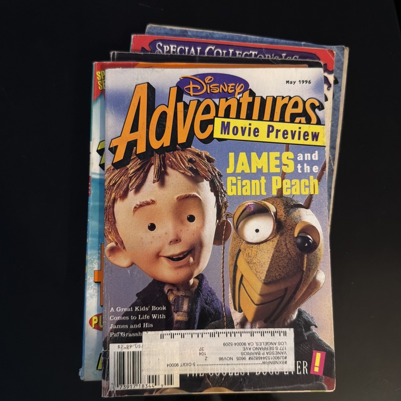 The Disney Adventures Magazines Lot 1995-1996 Lot Of 5 gallery