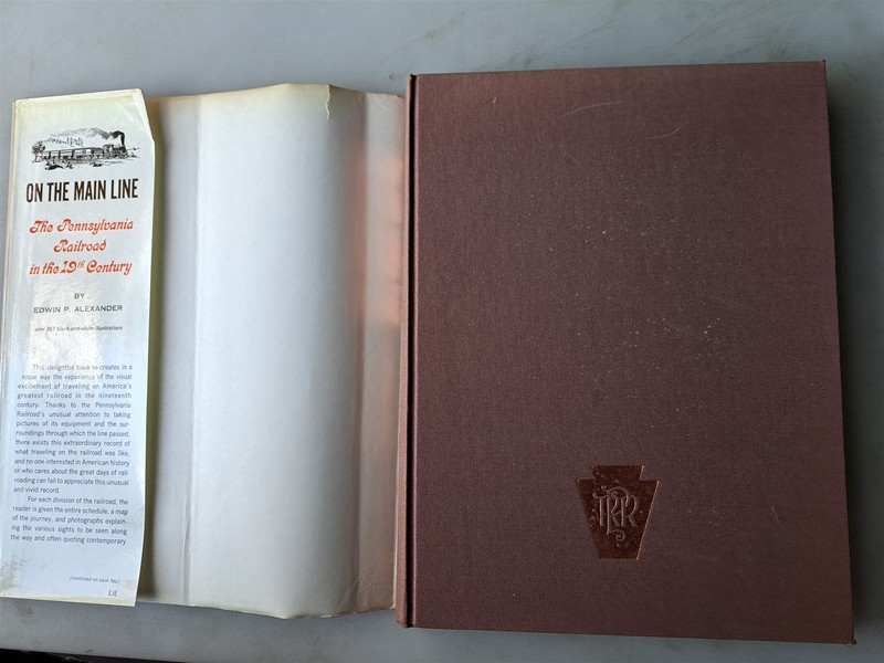 On the Main Line: Pennsylvania Railroad 19th Century by Alexander 1971 HC DJ gallery