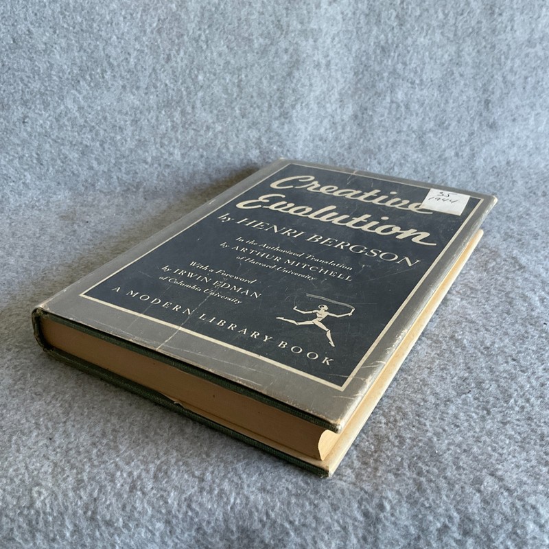 CREATIVE EVOLUTION Henri Bergson 1944 Modern Library #231 HC/DJ Arthur Mitchell gallery
