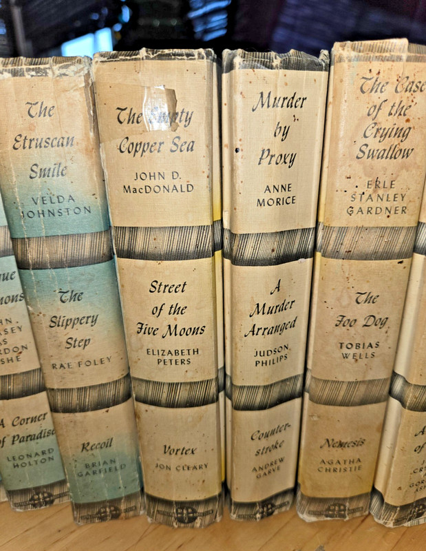 Detective Book Club 1960-70's Selections Lot of 11 hard cover 3-in-1 Novels gallery