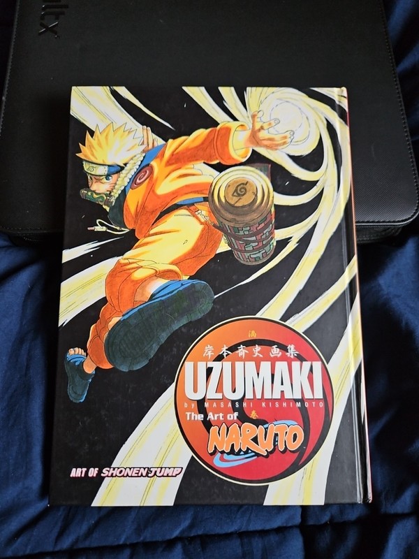 Uzumaki by Masashi Kishimoto The Art of Naruto Hardcover VG