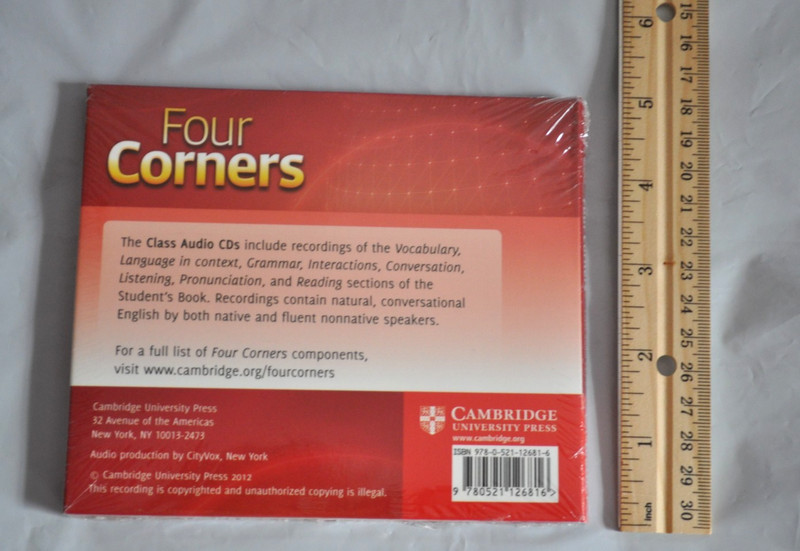 Four Corners English Class Level 2 Audio CDs J. C. Richards D. Bohlke NEW Sealed gallery