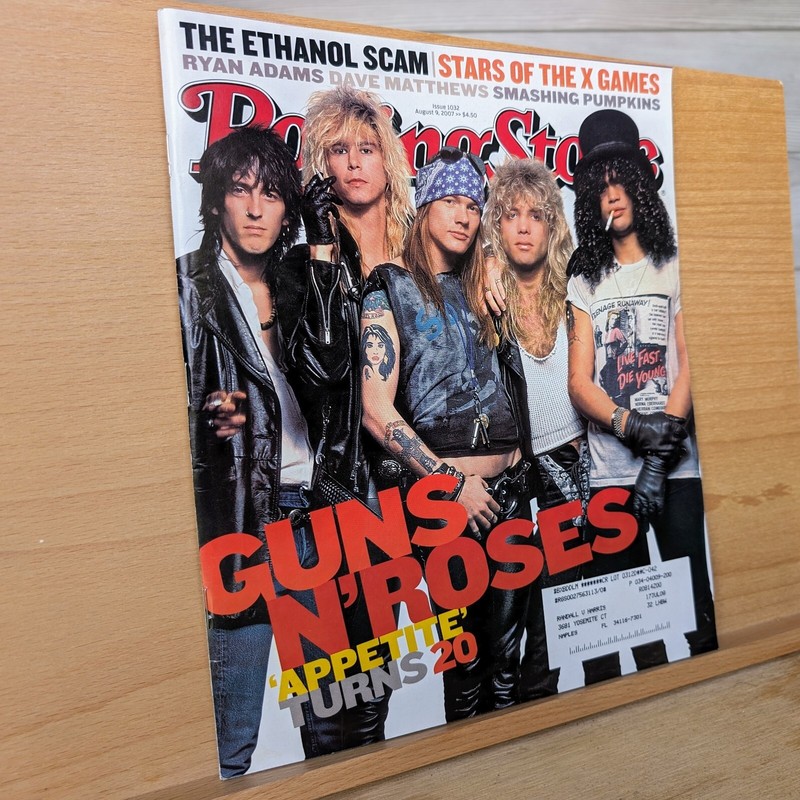Rolling Stone Magazine Issue 1032 August 9 2007 Guns n’ Roses Smashing Pumpkins