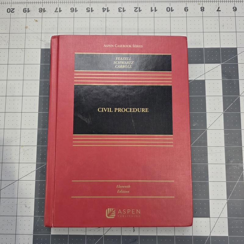 Aspen Publishing Civil Procedure 11th Ed Hardcover (Aspen Casebook)