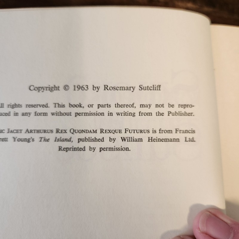 SWORD AT SUNSET by Rosemary Sutcliff. 1963 Hardcover. No Dust Jacket BH gallery