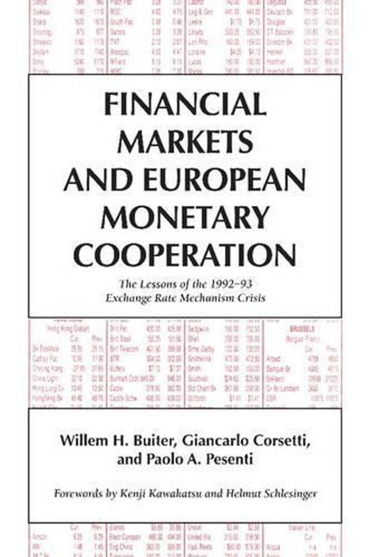 Financial Markets and European Monetary Cooperation: The Lessons of the 1992-93