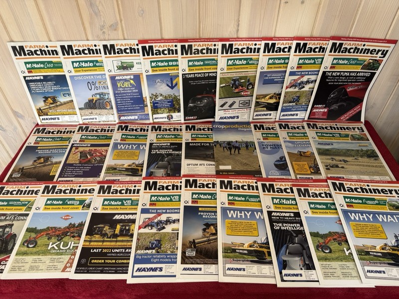 FARM MACHINERY MAGAZINES JOB LOT x 27 Mix from Years 2020, 2021, 2022 + CROP PRO
