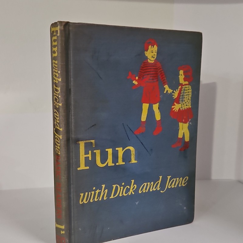 Scott Foresman Fun with Dick and Jane Basic Readers Series 1940 HC Illus