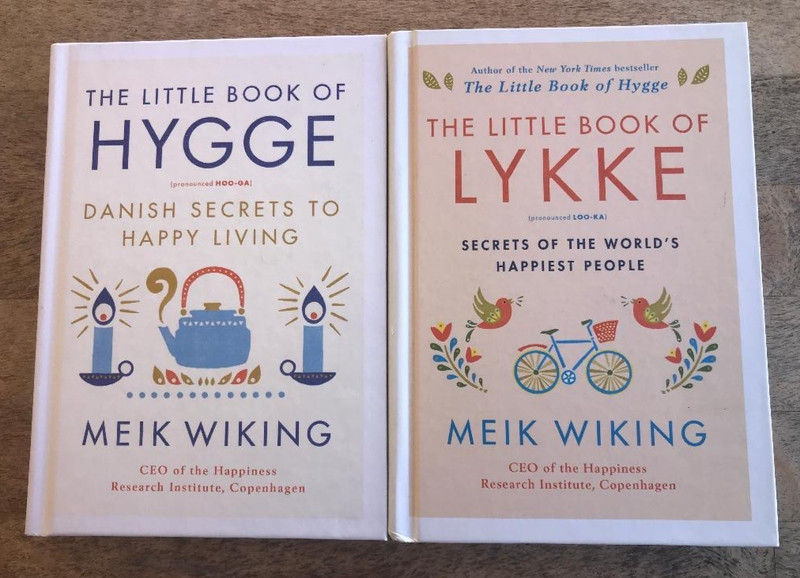 2 MEIK WIKING THE LITTLE BOOK OF BOOKS ~ HYGGE & LYKKE ~ HAPPINESS SECRETS