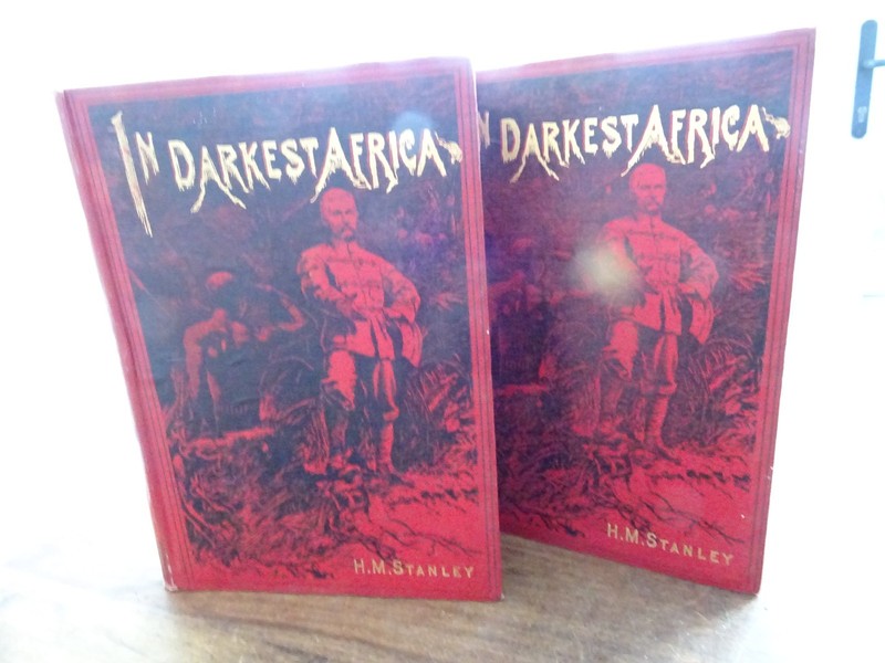 1890 IN DARKEST AFRICA by HENRY STANLEY QUEST RESCUE & RETREAT OF EMIN 2 VOLS