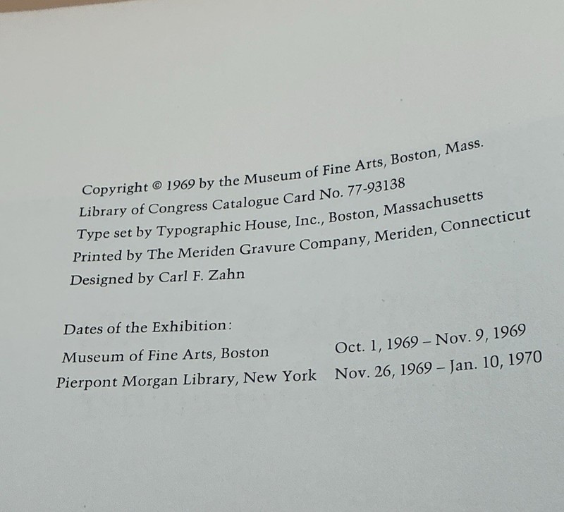Rembrandt: Experimental Etcher 1969 Softcover Exhibition Catalog Book Art MFA gallery