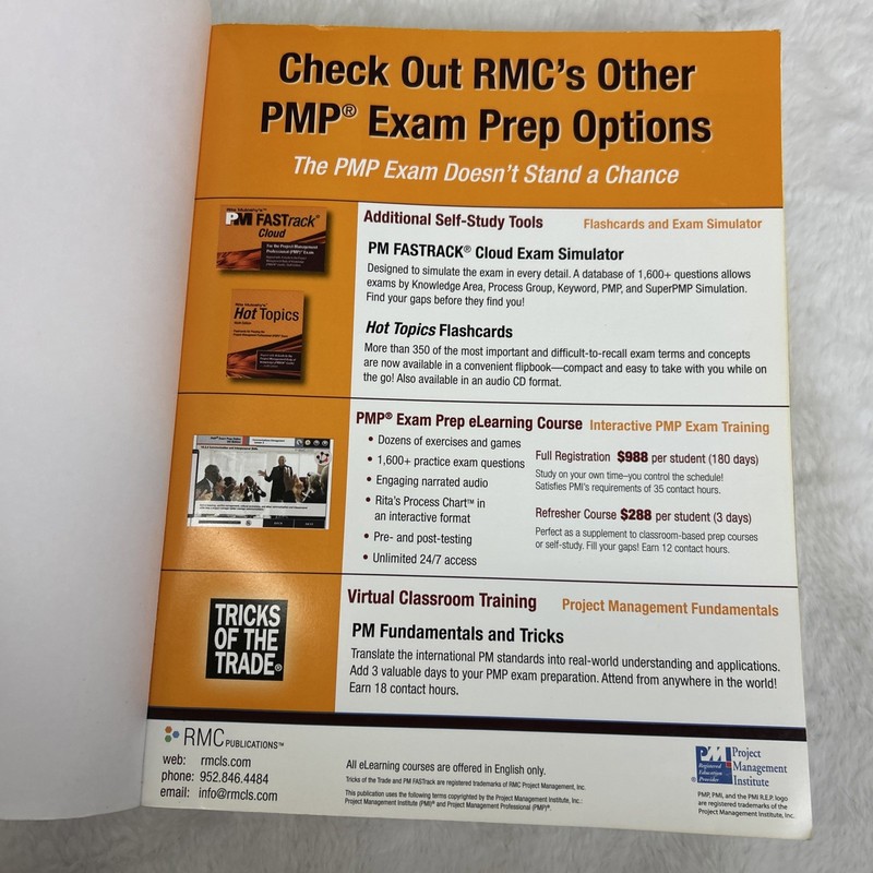 PMP Exam Prep 9th Edition by Rita Mulcahy - Project Management Professional PMP gallery