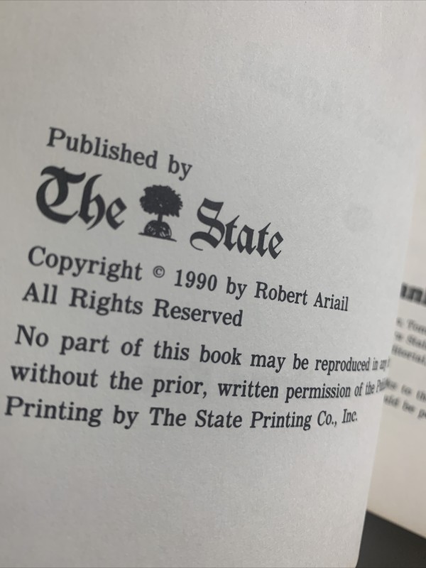 1990 Ariail View book Robert signed “For Mary” State newspaper SC cartoons gallery