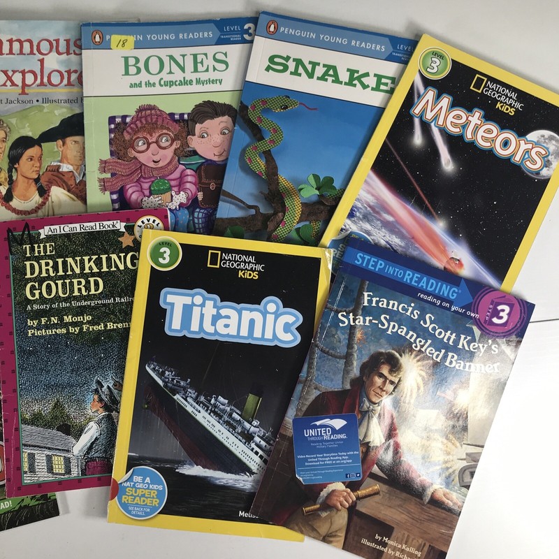 Random Lot of 10 Level 3 Step Into Reading | I Can Read | Learn To Read FOR BOYS gallery