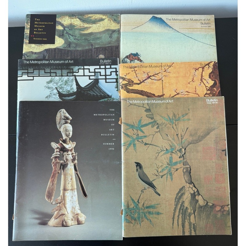Lot of 6 The Metropolitan Museum of Art Bulletin Asian Art History Magazines MET