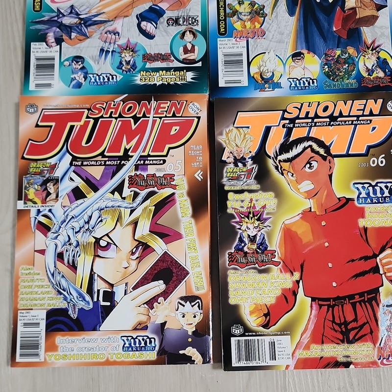 Vintage Shonen Jump Magazine Lot of 6 2003 English VIZ Feb/Mar/Apr/May/Jun/Sep gallery