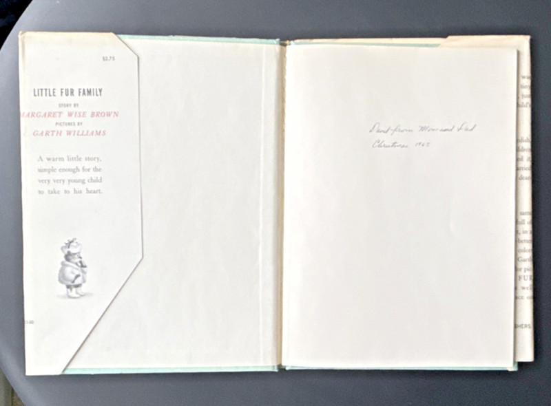 Little Fur Family by Margaret Wise Brown, Harper & Row 1946, Illustrated gallery