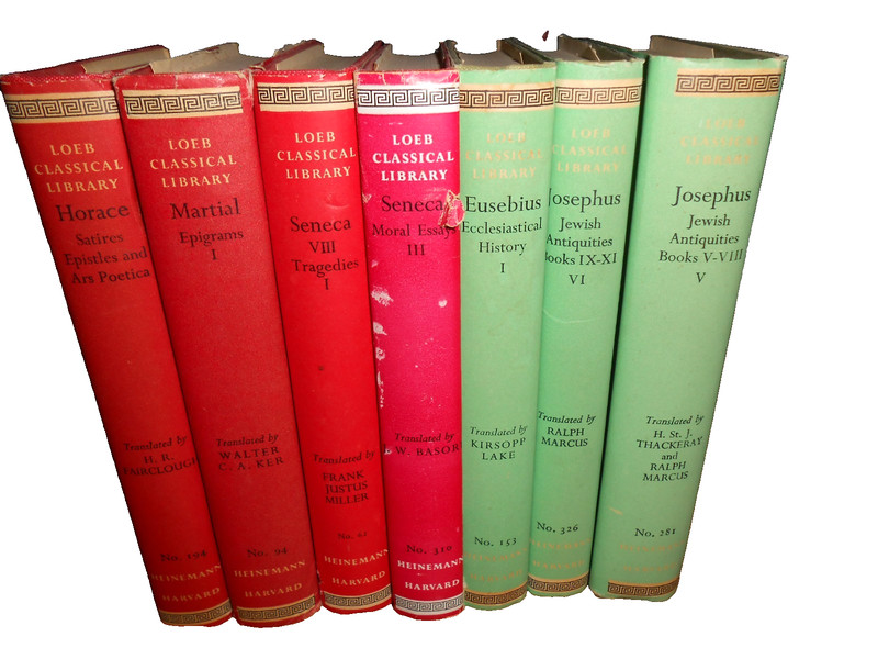 Loeb Classical Library Lot of 7 (Josephus~Seneca+) 1965 – HC/DJ GC