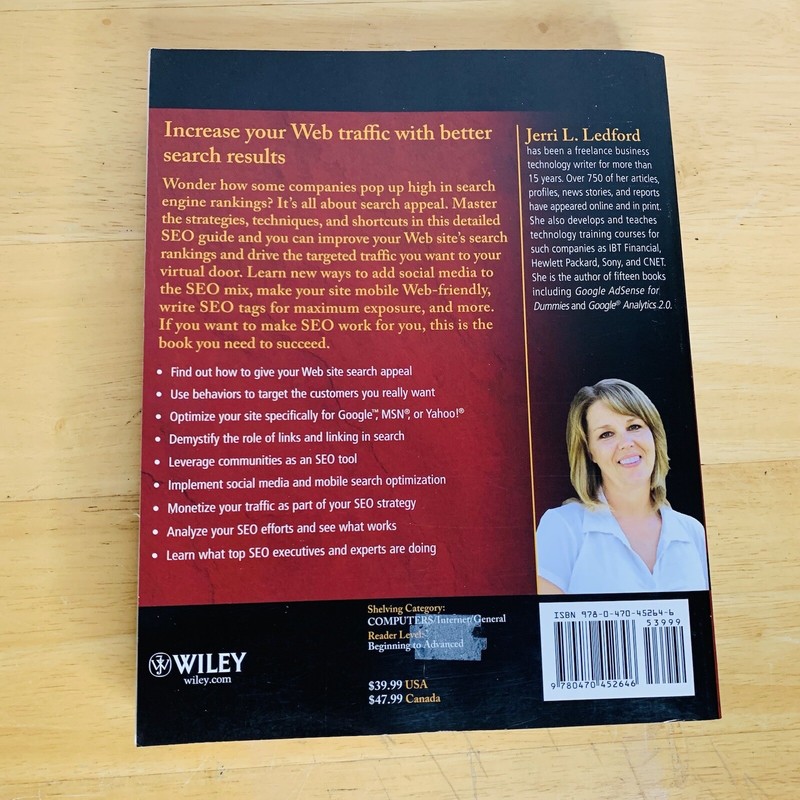 Search Engine Optimization (SEO) Bible Book By Jerri L Ledford 2nd Edition gallery