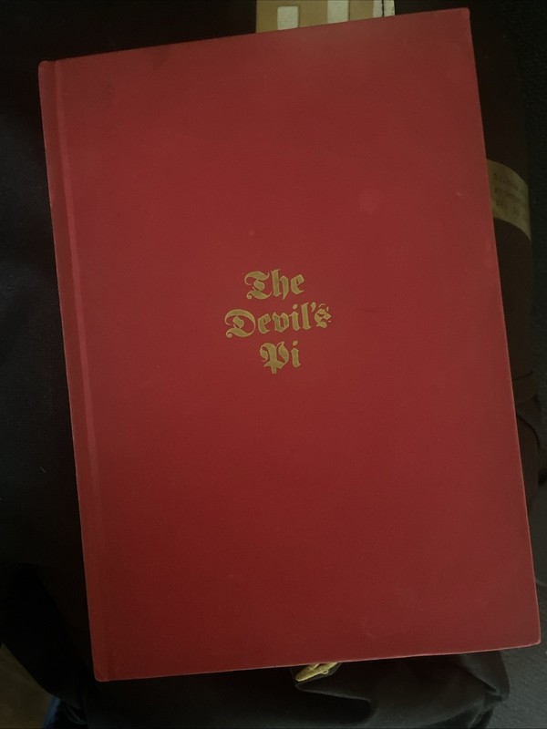 The Devil’s Pi – Eli Cantor Milton Glaser Illustrated 1967 Hardcover /AMN