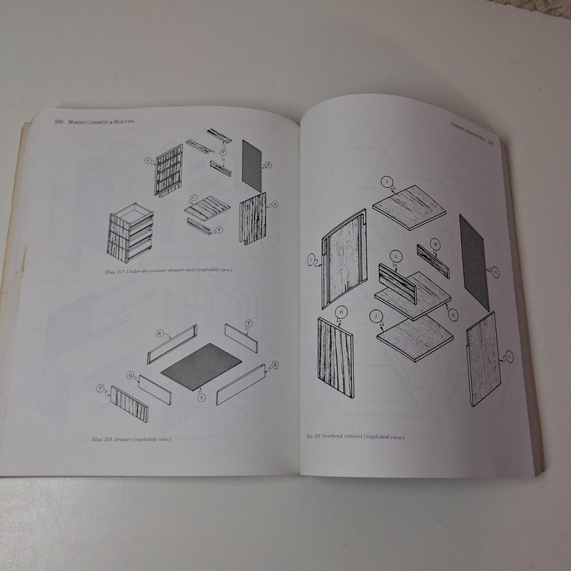 Vintage Making Cabinets & Built-Ins Sam Allen Sterling PB Illustrated 1986 USA gallery