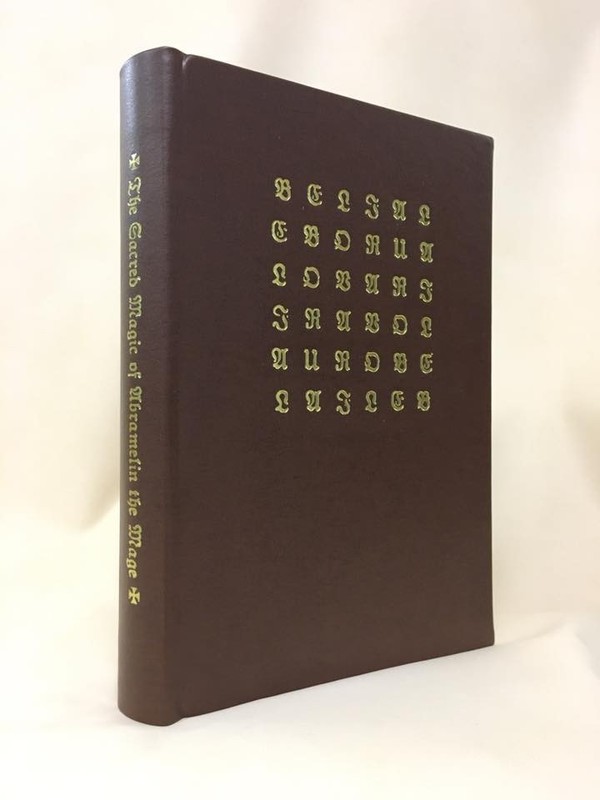 The Sacred Magic of Abramelin the Mage leather binding occult Aleister Crowley