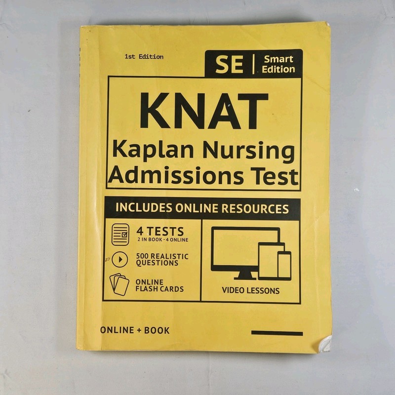 KNAT Full Study Guide: Study Manual with 4 Full Length Practice Tests, 500…