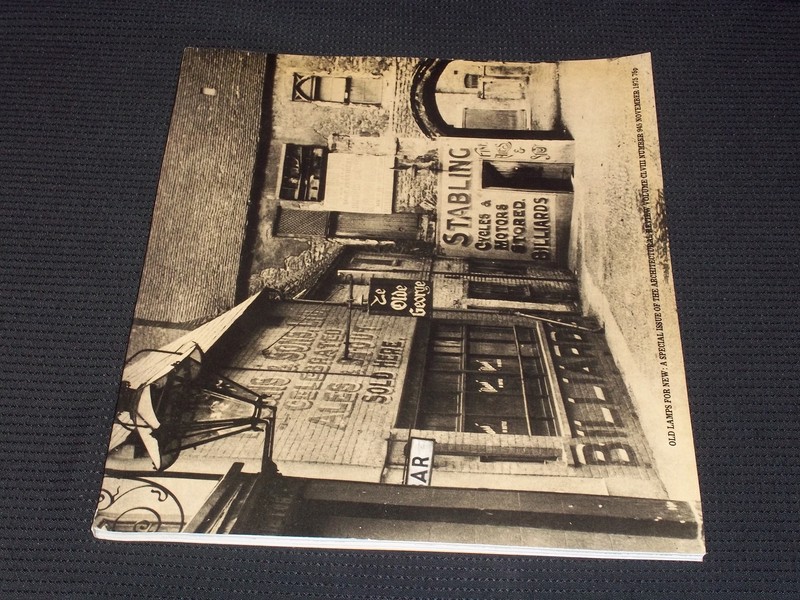 1975 NOVEMBER ARCHITECTURAL REVIEW MAGAZINE – OLD GEORGE INN BEDFORD – E 2928