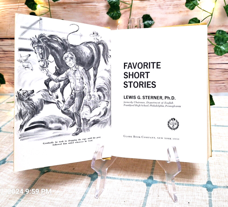 Favorite Short Stories-- Lewis G. Sterner PhD - 1967 Illustrated Edition gallery