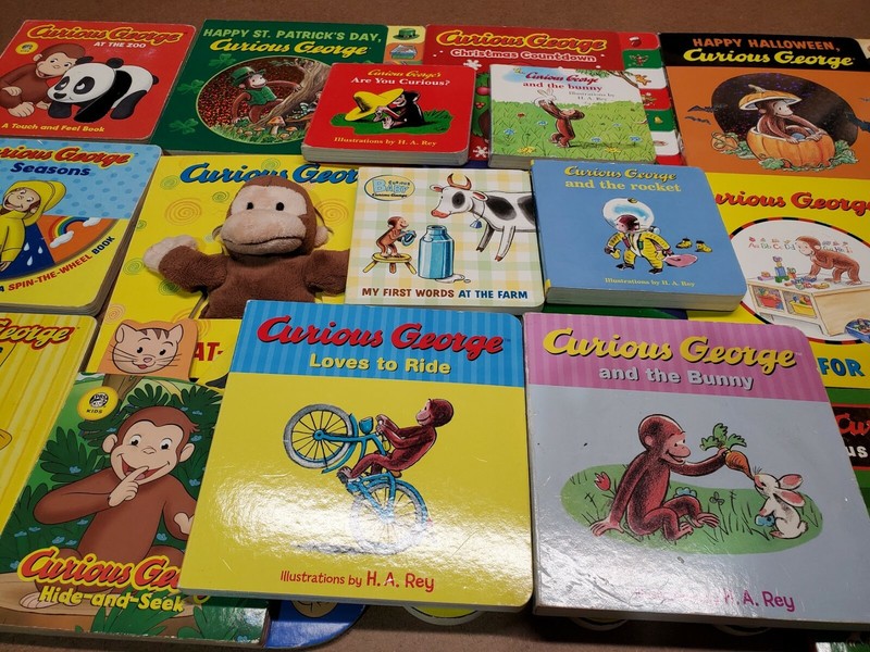 Lot of 10 CURIOUS GEORGE Board Books by Margret & H. A. Rey "Random Mix" gallery