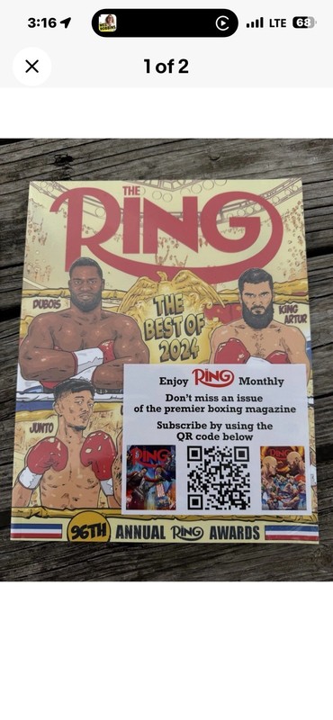 The Ring Boxing Magazines Sports Collectible Bundle of 3 Issues