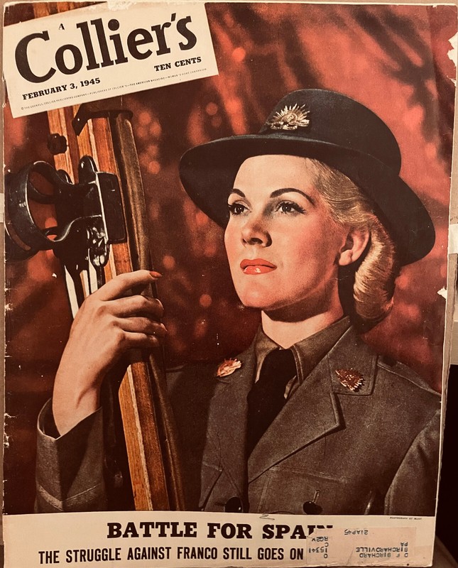 COLLIER’S MAGAZINE 3 FEBRUARY 1945 WWII WAR NEWS FICTION GENERAL INTEREST
