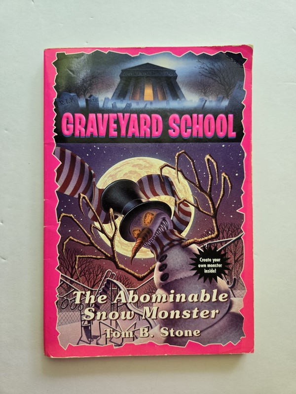 Graveyard School The Abominable Snow Monster Tom B Stone 1995 Skylark Book