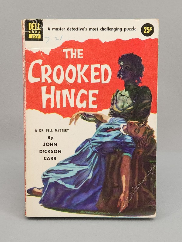 Vintage Paperback Book – The Crooked Hinge – Dell Books 1955