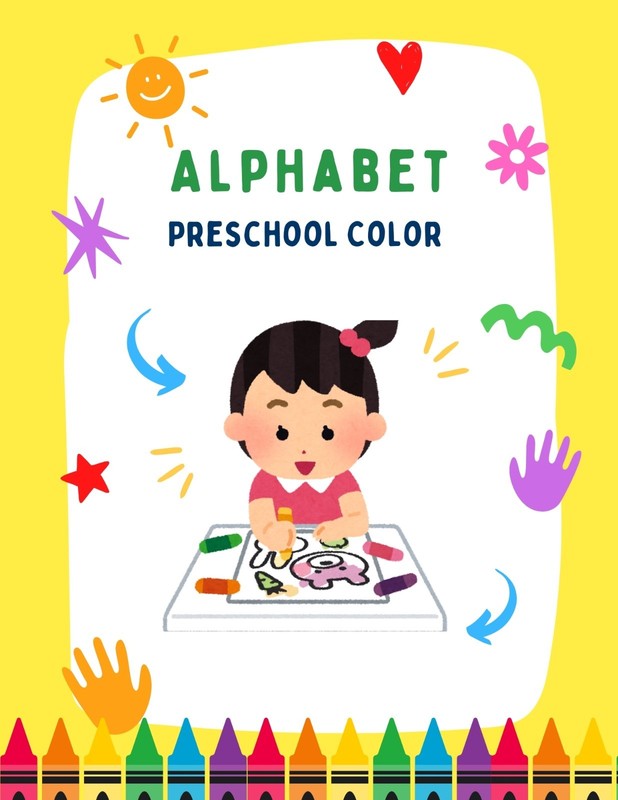 DIGITAL CONTENT – Alphabet Preschool Color Kids-Activity-Book 120 Pages