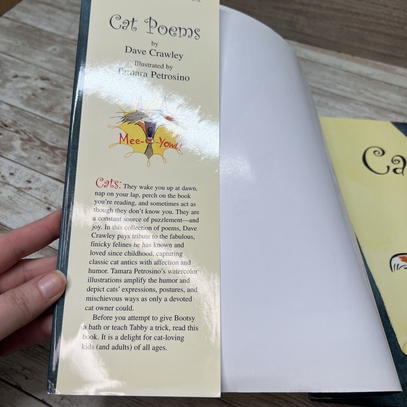 Signed! Cat Poems By Dave Crawley & Tamara Petrosino - Hardcover (2005) gallery