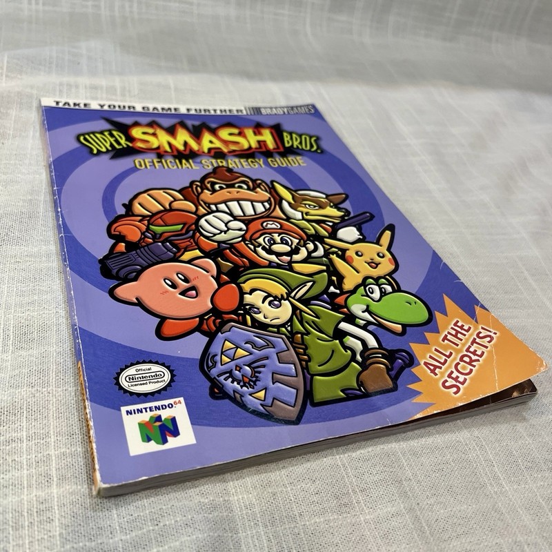 Super Smash Bros Official Strategy Guide Book Brady Games 1999 Nintendo N64 gallery
